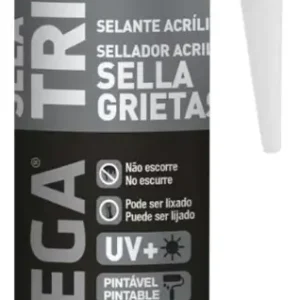 SILICONA UNIPEGA ACETICA TRANSPARENTE 250 ML